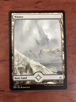 Wastes 183 Full Art Extended MTG Magic Gathering Card NM Mint Oath Gatewatch OGW - Image 1