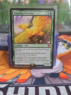 MTG - Traveling Chocobo - Regular Mythic #210 - Final Fantasy NM - Image 1