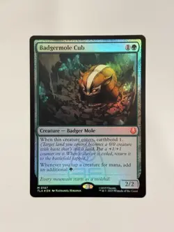 Badgermole Cub Avatar: The Last Airbender Foil NM Free Ship - Image 1
