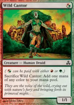 Guildpact Wild Cantor - Foil x1 Moderate Play, English Magic Mtg M:tG - Image 1