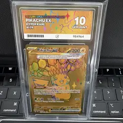 Pokemon Pikachu EX Prismatic Evolutions Holo Card 179/131 Ace 10 Gem Mint - Image 1