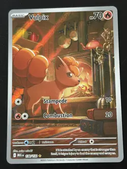 Pokemon TCG: Vulpix 138/132 IR - Mega Evolution - Image 2