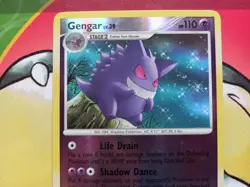 Gengar 27/130 Reverse Holo Rare Diamond & Pearl Pokemon Card - Image 3