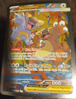 Mega Kangaskhan EX 300 HP Full Art Holo Pokemon Card 182/132 Me01 Rare - Image 1