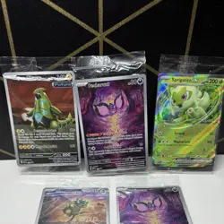 Pokemon Sealed Promo Lot Sprigatito EX Iron Thorns Pecharunt Ogerpon - Image 2