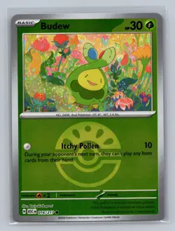 Budew - 016/217 (Friend Ball) 016/217 Common Ascended Heroes Pokemon NM - Image 1