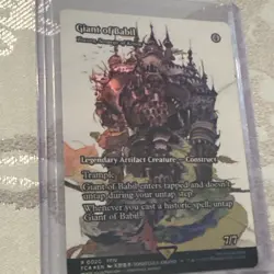 2025 MTG Final Fantasy Giant of Babil Through The Ages #0020 Borderless Foil - Image 3