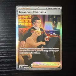 Pokemon Giovanni's Charisma 204/165 SV 151 SIR Holo English - Image 1
