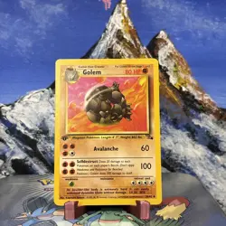 Golem - 36/62 Pokemon Fossil - 1st Edition NM - Image 1