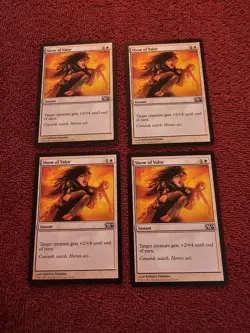 Magic The Gathering MTG Show Of Valor Playset Of 4 / Set Of Magic 14 - Image 1