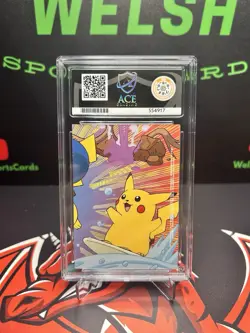 Topps Pokemon TV Animation Series 2 Ditto (Pikachu) Stick On 5/10 ACE 5 - Image 2