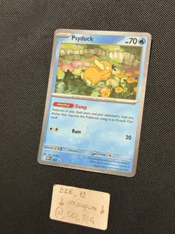 Pokemon Mega Evolutions - Psyduck - MEP 007 - COSMOS Holo PROMO - M/NM - Image 3