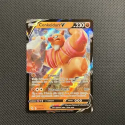 Conkeldurr V - Pokemon GO - Ultra Rare Holo - #040/078 - NM - Image 1