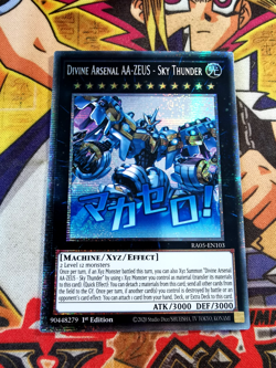 Divine Arsenal AA-ZEUS ra05-en103 *VARIANT ART* (NEW) Starlight Rare Yu-Gi-Oh! - Image 1