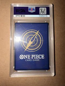 Bandai One Piece CCG Trafalgar Law EB03-062 Secret Rare Foil EN PSA 9 Rush - Image 2