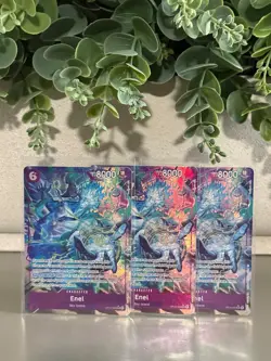 (3x) Enel OP15-060 SR Alt Art Adventure On Kami’s Island ENGLISH ONE PIECE - Image 1