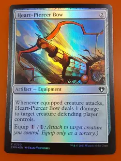 1x Heart-Piercer Bow | FOIL | Commander Masters | MTG Magic Cards - Image 1