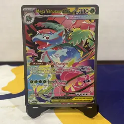 Pokemon TCG Mega Venusaur EX Card 177/132 Holo - Image 1