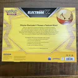 Pokemon TCG Hisuian Electrode V Card Box - 42 Cards New 820650851216 - Image 2
