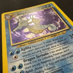 Pokemon TCG Neo Genesis Holo Rare 8/111 Kingdra Vintage WOTC Collectors Card - Image 2