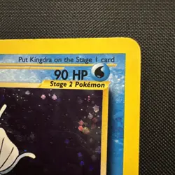Pokemon TCG Neo Genesis Holo Rare 8/111 Kingdra Vintage WOTC Collectors Card - Image 5