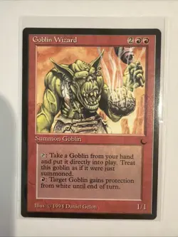 Goblin Wizard Summon Goblin 1994 Magic The Gathering MTG - Image 1