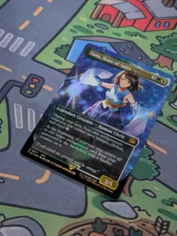 Yuna, Hope of Spira (Borderless) (Chocobo Track Foil) Final Fantasy Foil - Image 2