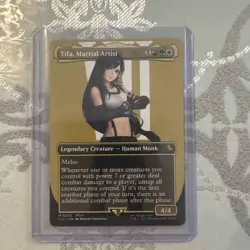 2025 MTG FINAL FANTASY Tifa, Martial Artist #0206 Borderless Non-foil NM - Image 1