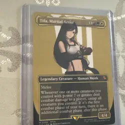 2025 MTG FINAL FANTASY Tifa, Martial Artist #0206 Borderless Non-foil NM - Image 4