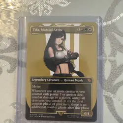 2025 MTG FINAL FANTASY Tifa, Martial Artist #0206 Borderless Non-foil NM - Image 5