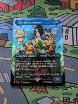 Lulu, Stern Guardian (Borderless) (Chocobo Track Foil) (FIC-467) - Commander: FI - Image 1