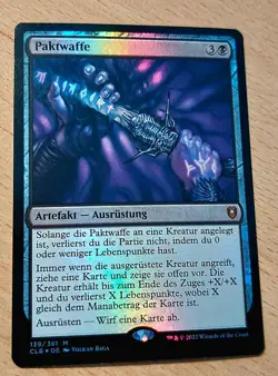 Mtg Magic: # FOIL # Paktwaffe,Pact Weapon, DEUTSCH, Mythic - Image 1