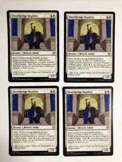 4x Mtg Theros Beyond Death Ehrerbietige Hoplitin NM/M Magic The Gathering - Image 1