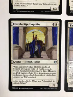 4x Mtg Theros Beyond Death Ehrerbietige Hoplitin NM/M Magic The Gathering - Image 2