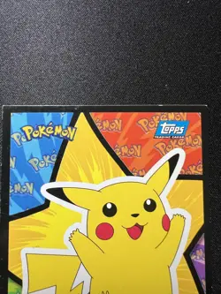 1999 Topps Pokemon Pikachu The First Movie sticker Puzzle Card Vintage Rare - Image 2