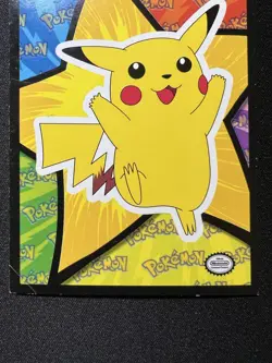 1999 Topps Pokemon Pikachu The First Movie sticker Puzzle Card Vintage Rare - Image 3