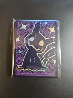 Pokemon Paldean Fates ETB Mimikyu Card Sleeves 65 Count New - Image 1