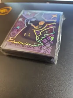 Pokemon Paldean Fates ETB Mimikyu Card Sleeves 65 Count New - Image 3