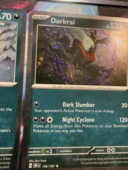 Pokemon TCG Darkrai Holo Rare Card 136/197 Cosmos full set lot of 6 - Image 2