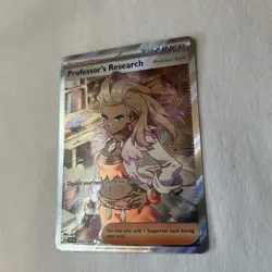 Pokemon Professor's Research Full Art Ultra Rare Holo 240/198 Professor Sa… - Image 3