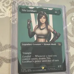 2025 MTG Final Fantasy Tifa Lockhart #0391 Borderless Non-foil NM - Image 4