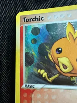 Torchic 69/106 EX Emerald 2005 Reverse Holo Foil Stamped Pokemon Card-Print Line - Image 4