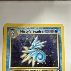 Pokemon Misty's Seadra 009/132 Gym Heroes Holo Rare Unlimited - Image 2