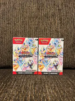 3x Pokemon TCG: Scarlet & Violet Prismatic Evolutions Booster Bundle - SEALED✅🚚 - Image 1
