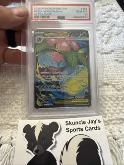 Pokemon Mega Venusaur ex 155/132 Me01: Mega Evolution Holo PSA 10 - Image 1