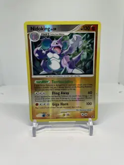 NIDOKING 29/111 RARE RISING RIVALS POKEMON REVERSE HOLO - MP - Image 1