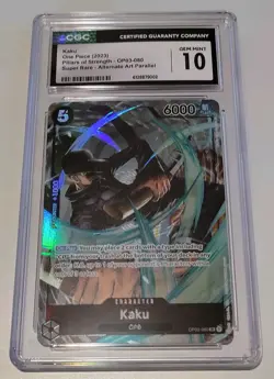 One Piece CCG - Pillars of Strength: Kaku (OP03-080) - SR Alternate Art - CGC 10 - Image 1