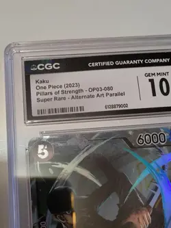 One Piece CCG - Pillars of Strength: Kaku (OP03-080) - SR Alternate Art - CGC 10 - Image 2