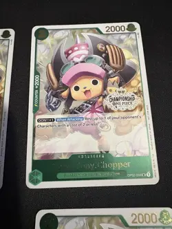 One Piece TCG Store Championship Pack Tony Tony.Chopper OP02-034 UC Foil Card NM - Image 2