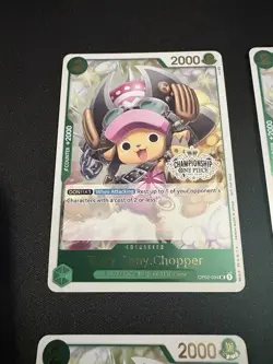 One Piece TCG Store Championship Pack Tony Tony.Chopper OP02-034 UC Foil Card NM - Image 3